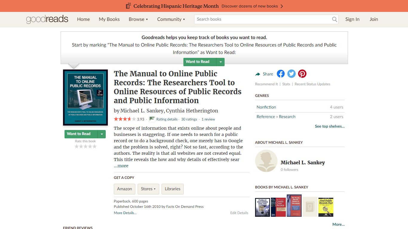The Manual to Online Public Records: The Researchers To…